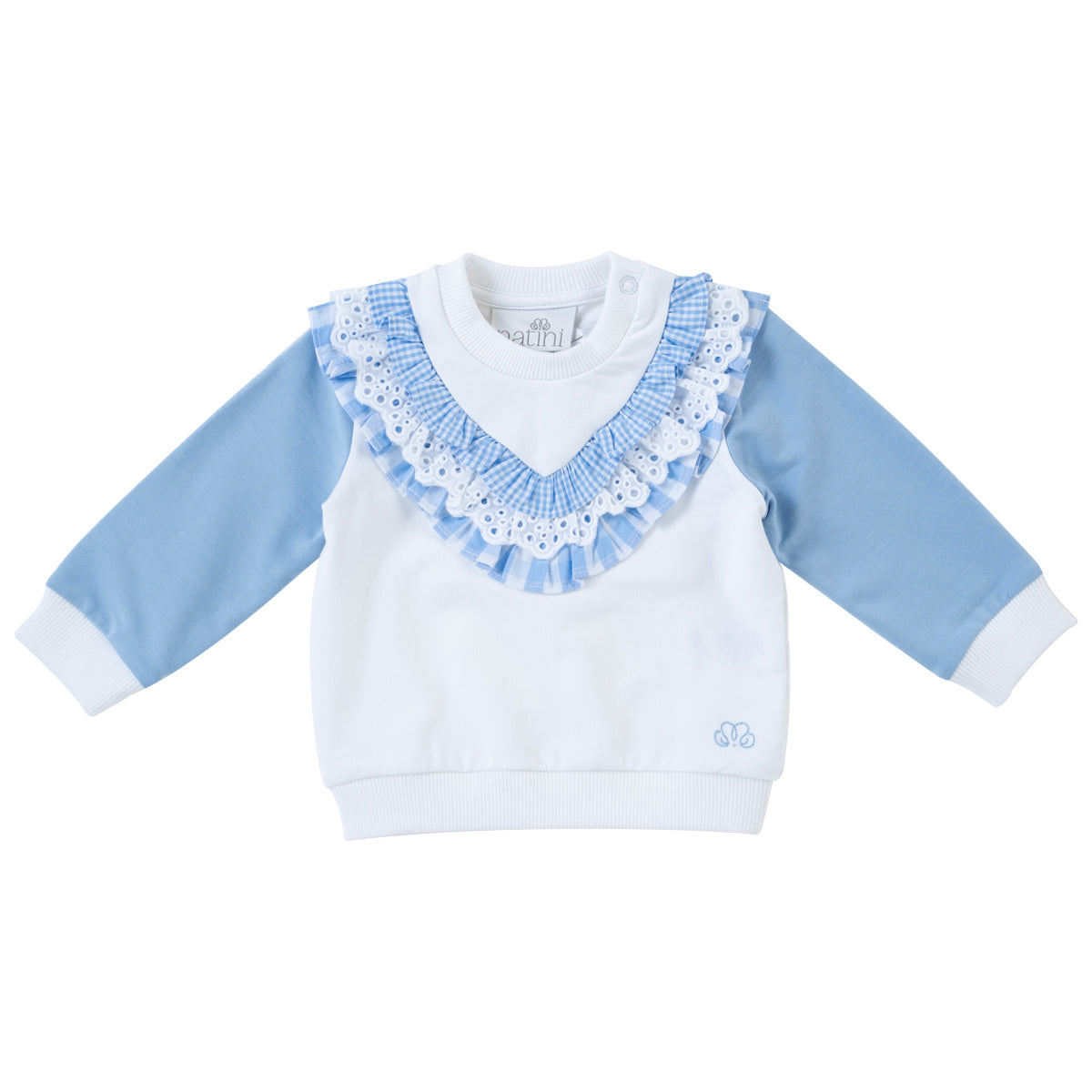 SWEATER RUFFLE VICHY