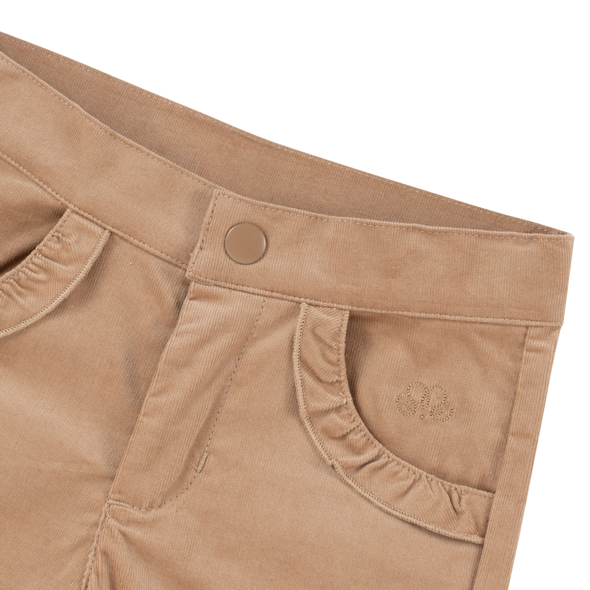 PANTS RIB RUFFLE