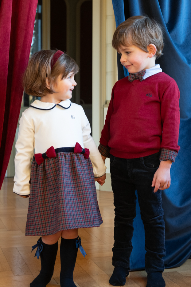 DRESS VICHY BOW