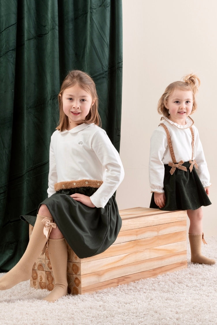 SKIRT BRACE BOW