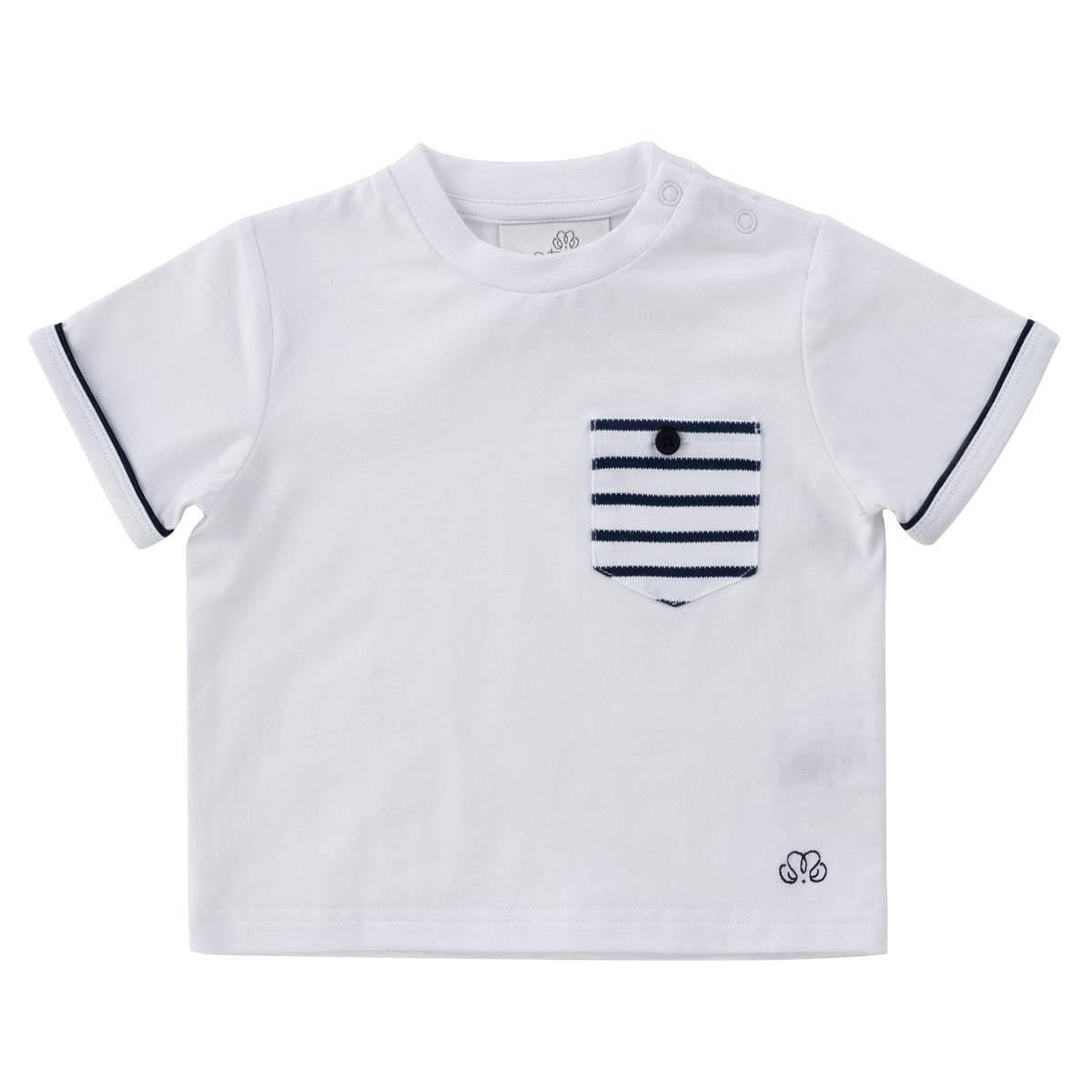 T-SHIRT POCHE RAYURES