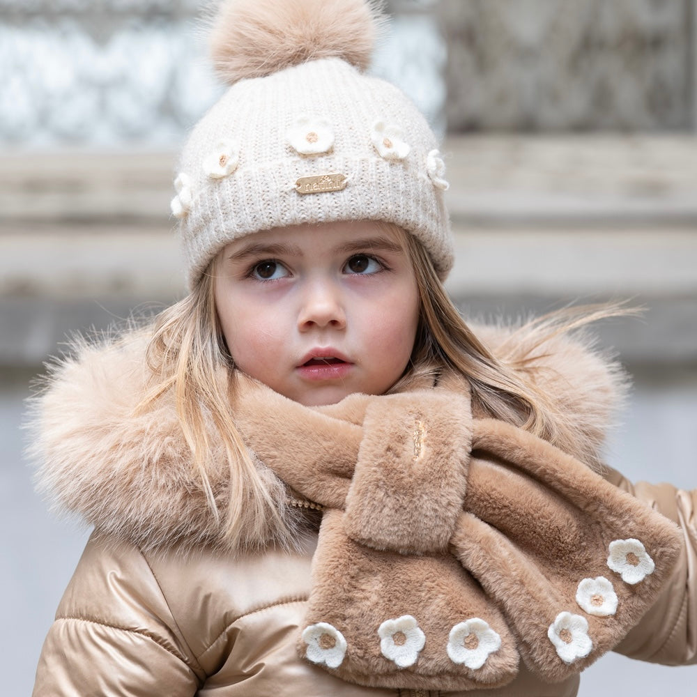 SCARF FUR FLOWERS