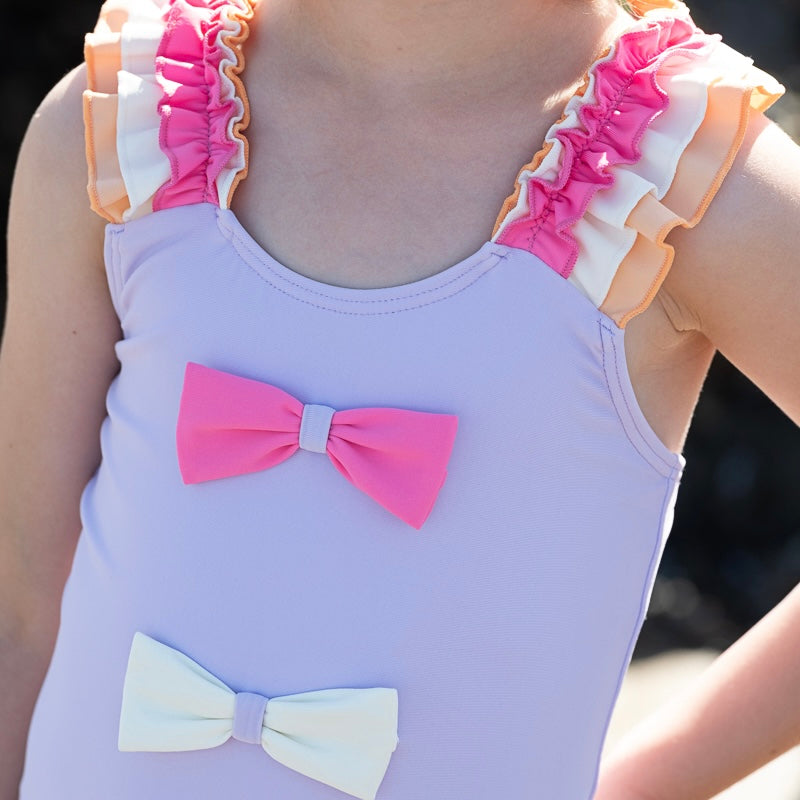 SWIMSUIT BOW RUFFLE