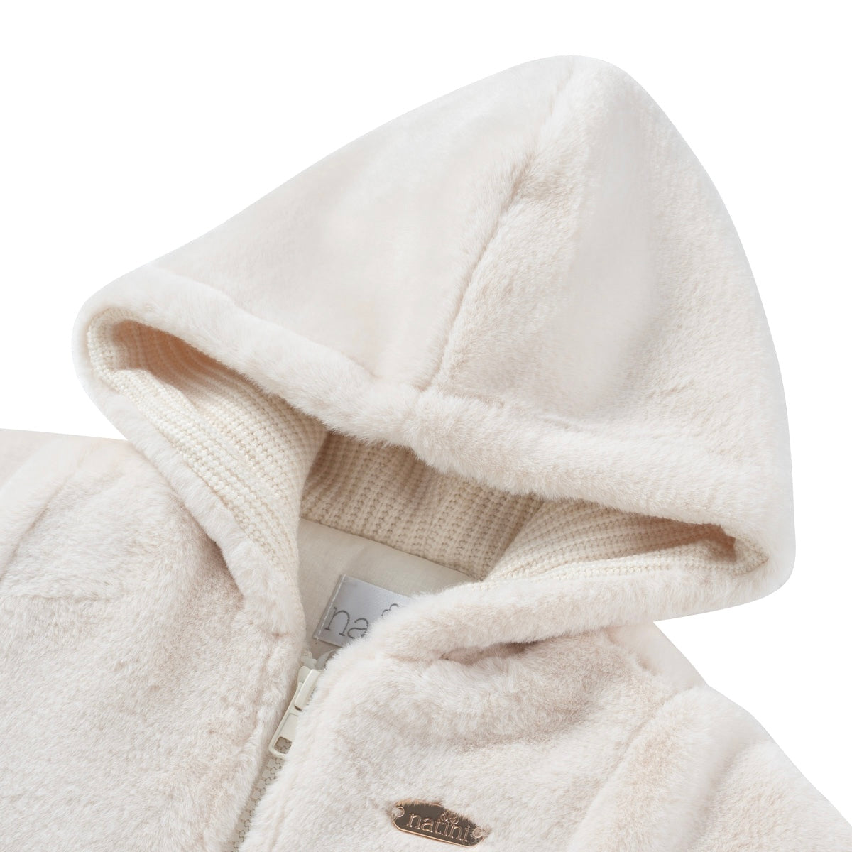 JACKET FUR BOW