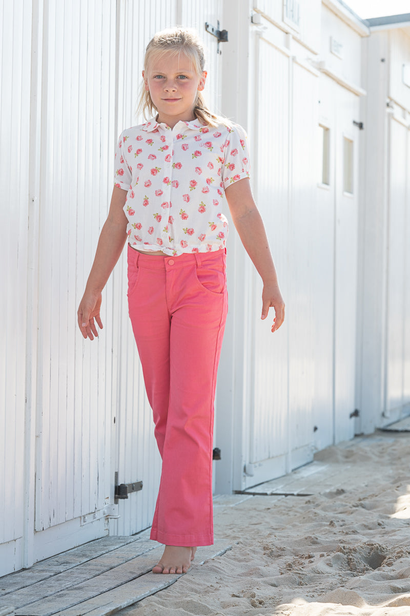 PANTALON ÉVASÉ CORAIL