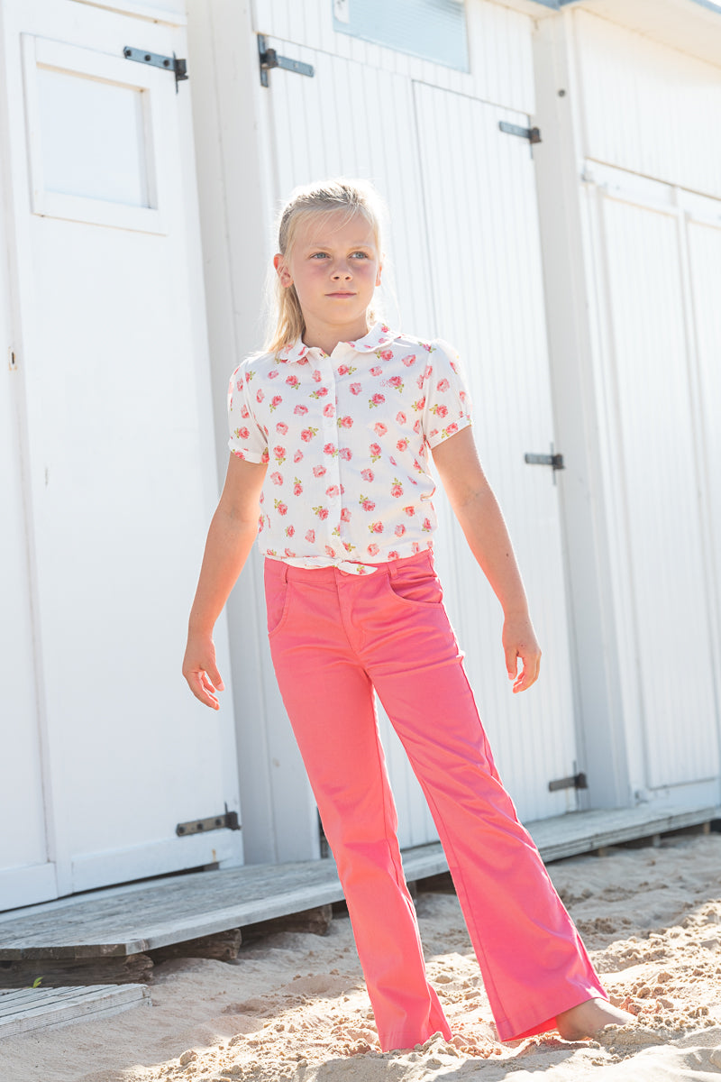 PANTALON ÉVASÉ CORAIL