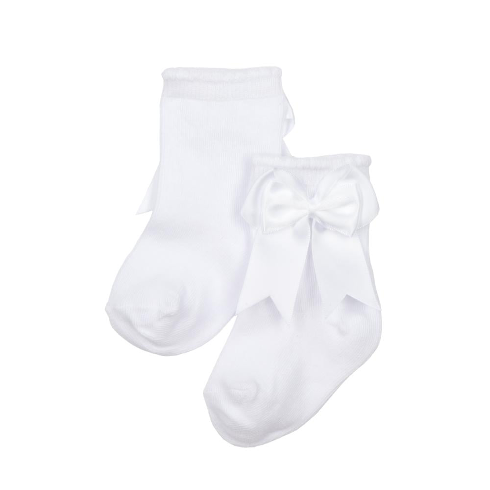 SOCKS BOW WHITE