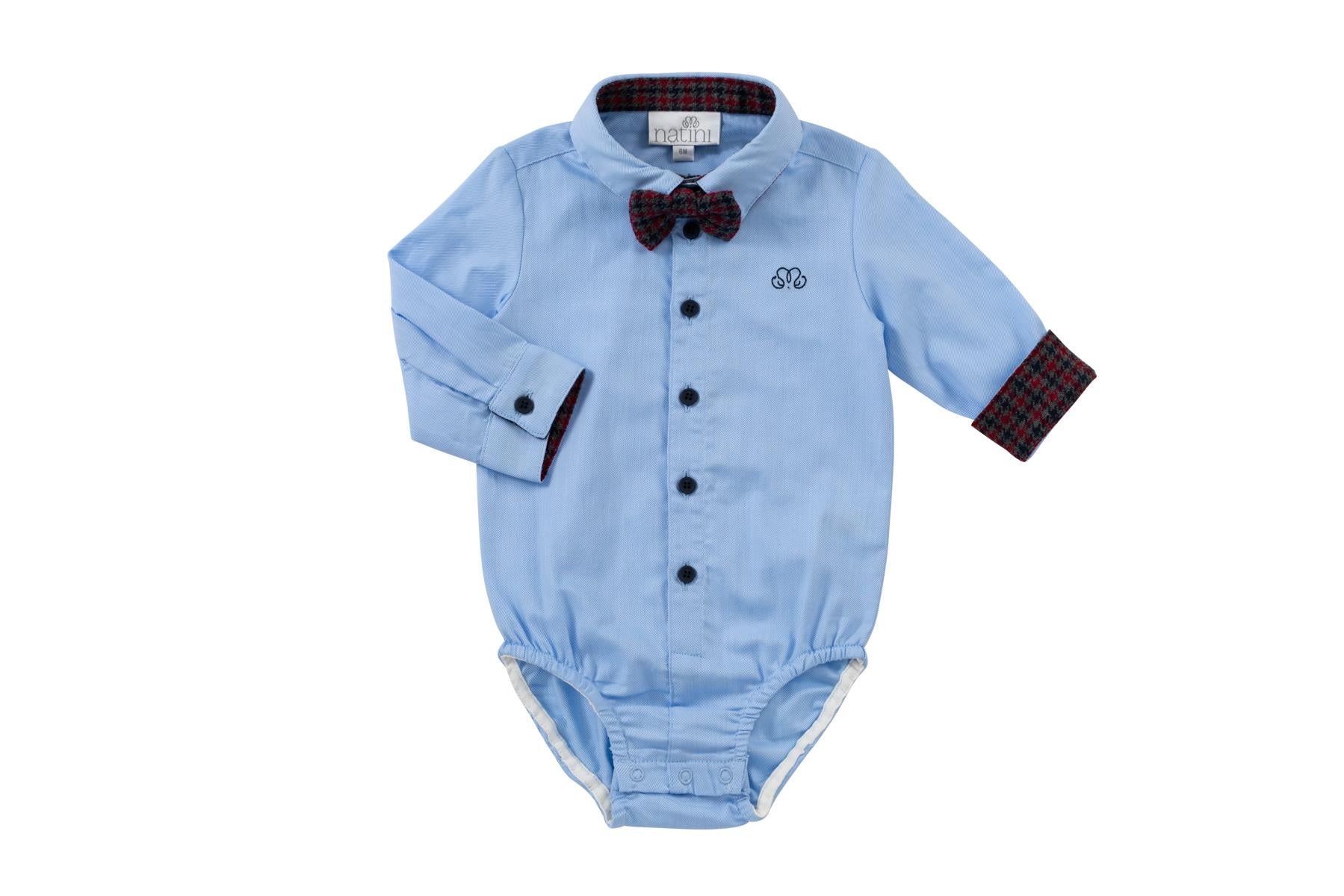 BODYSHIRT PIERROT BOW VICHY