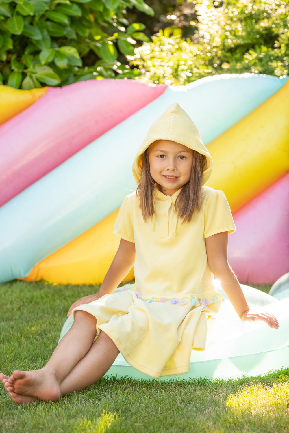 ROBE CAPUCHE Volants