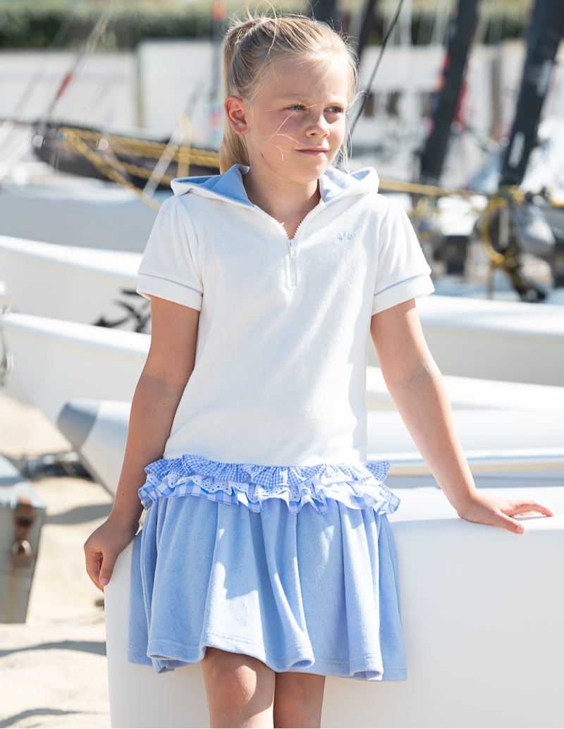 ROBE À CAPUCHE VICHY