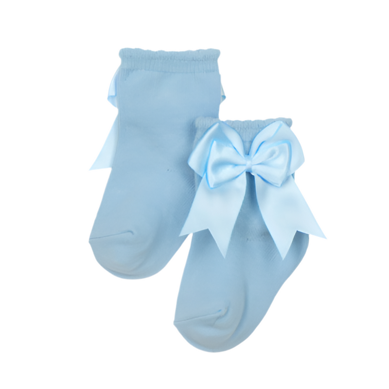SOCKS BOW BLUE