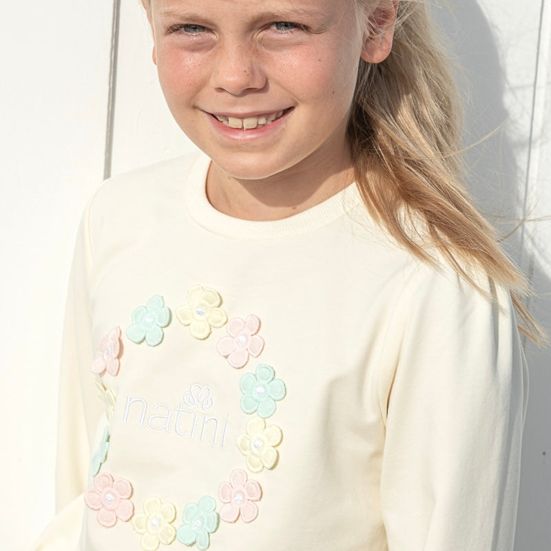 SWEATER FLOWER PASTEL