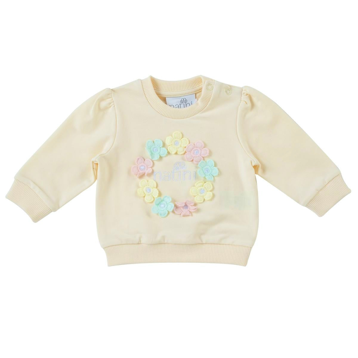 SWEATER FLOWER PASTEL
