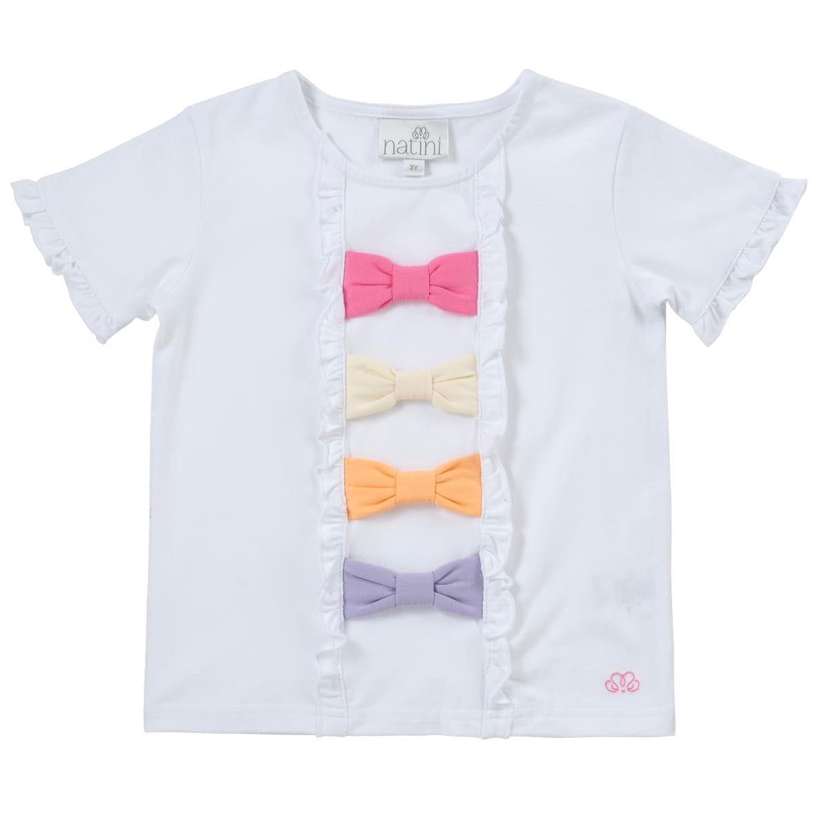 T-SHIRT RUFFLE BOW