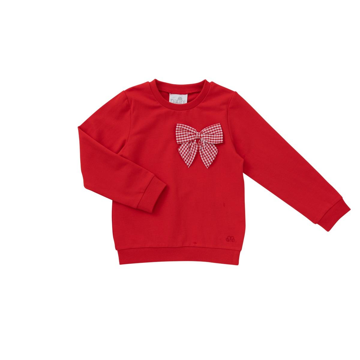 SWEATER BOW VICHY