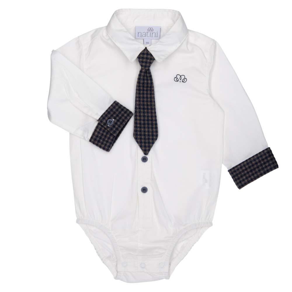 SHIRT BODY PIERROT TIE VICHY