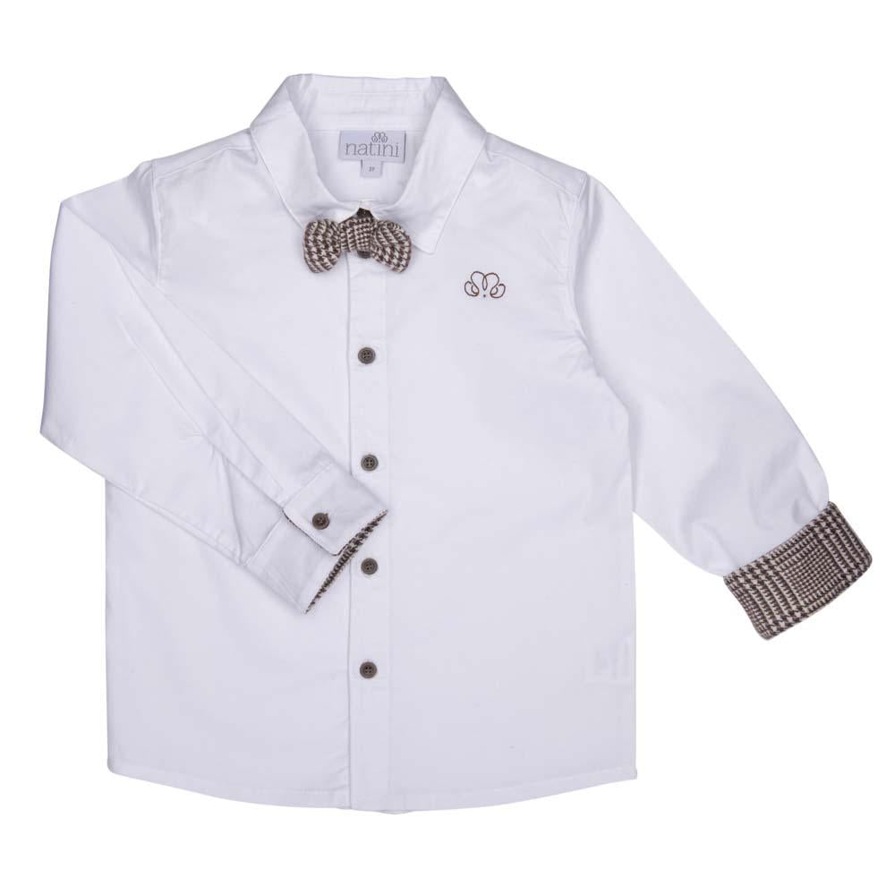 SHIRT PIERROT BOW VICHY
