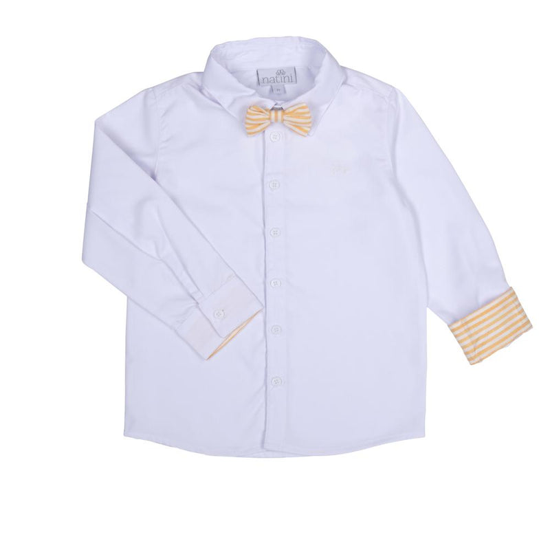 CHEMISE PIERROT NŒUD RAYURES