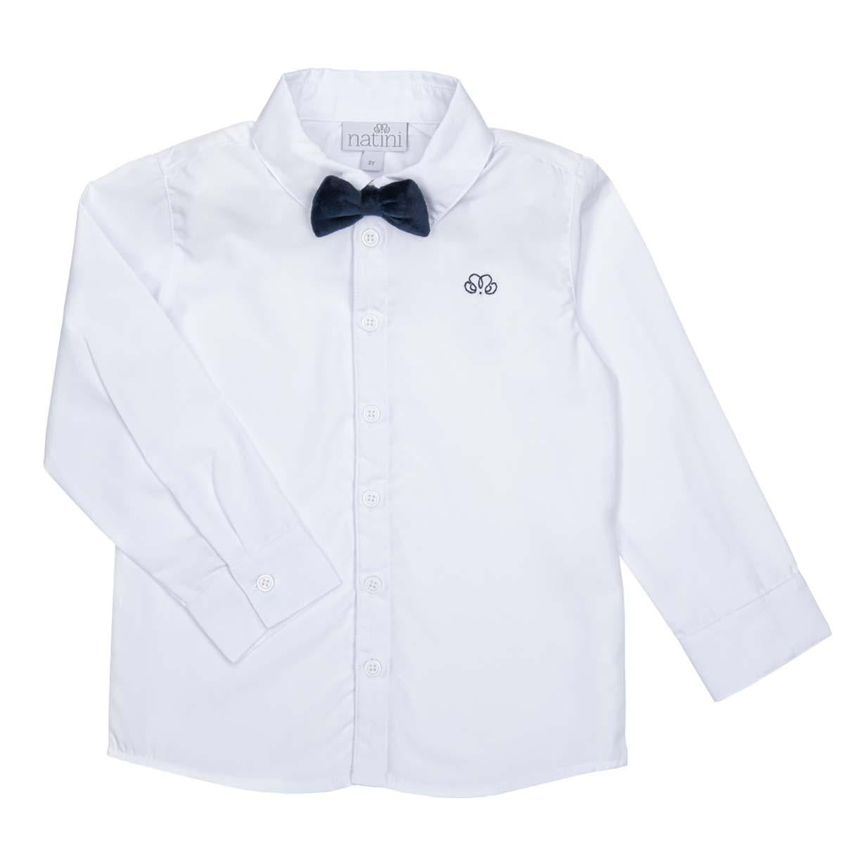 SHIRT PIERROT BOW VELVET