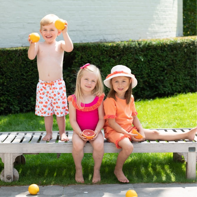 SWIM SHORT ORANGE