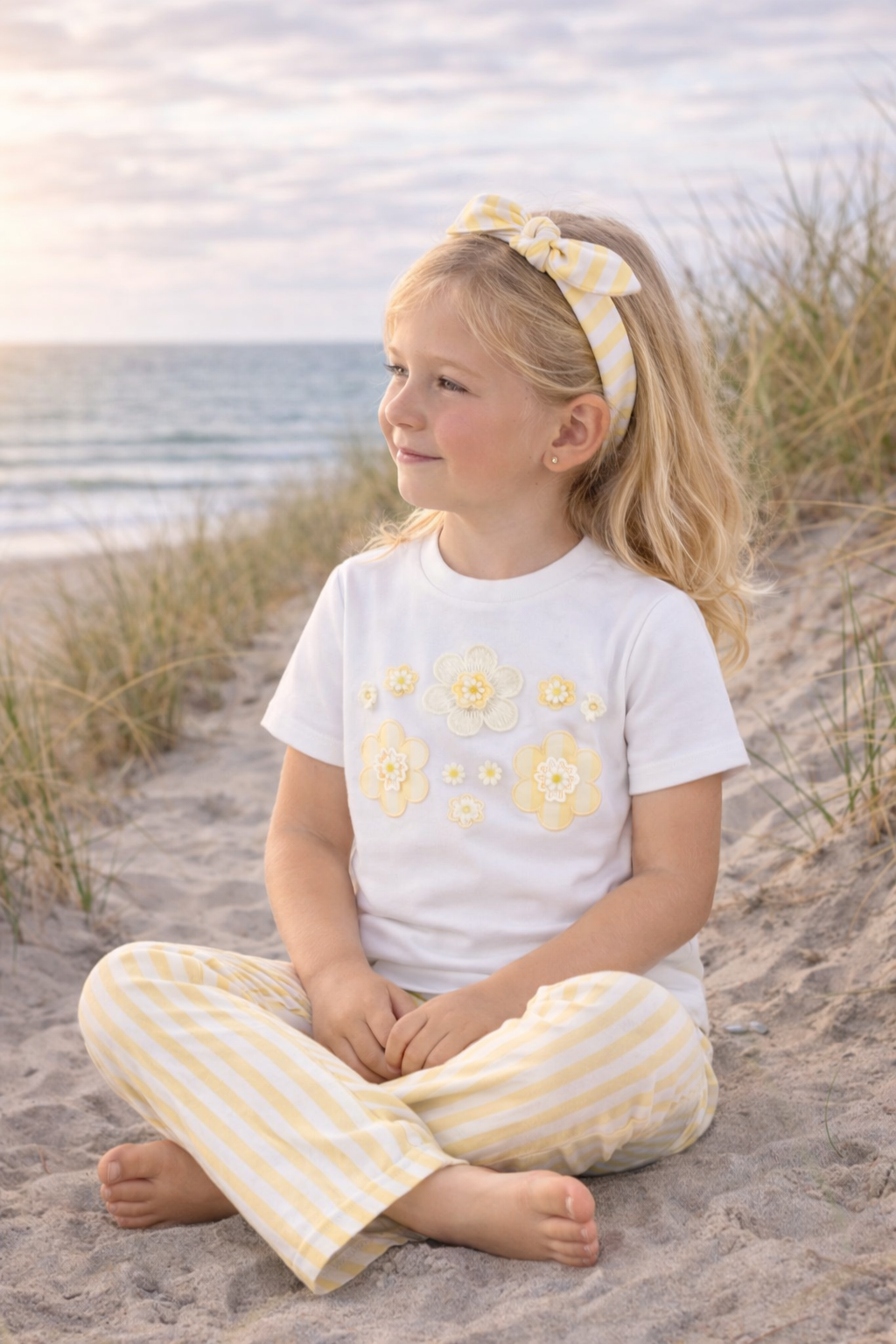 T-SHIRT FLOWER JADE