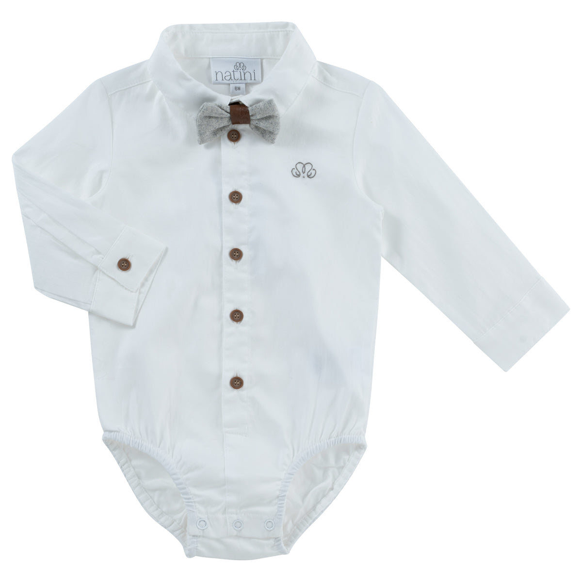BODYSHIRT PIERROT BOW LEATHER