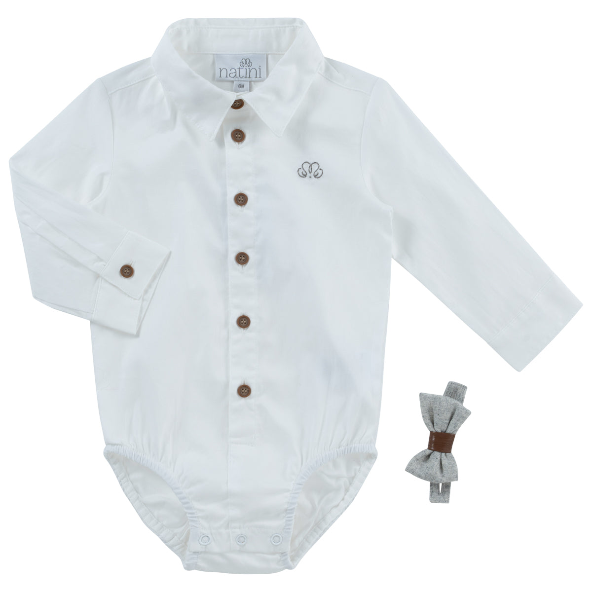 BODYSHIRT PIERROT BOW LEATHER