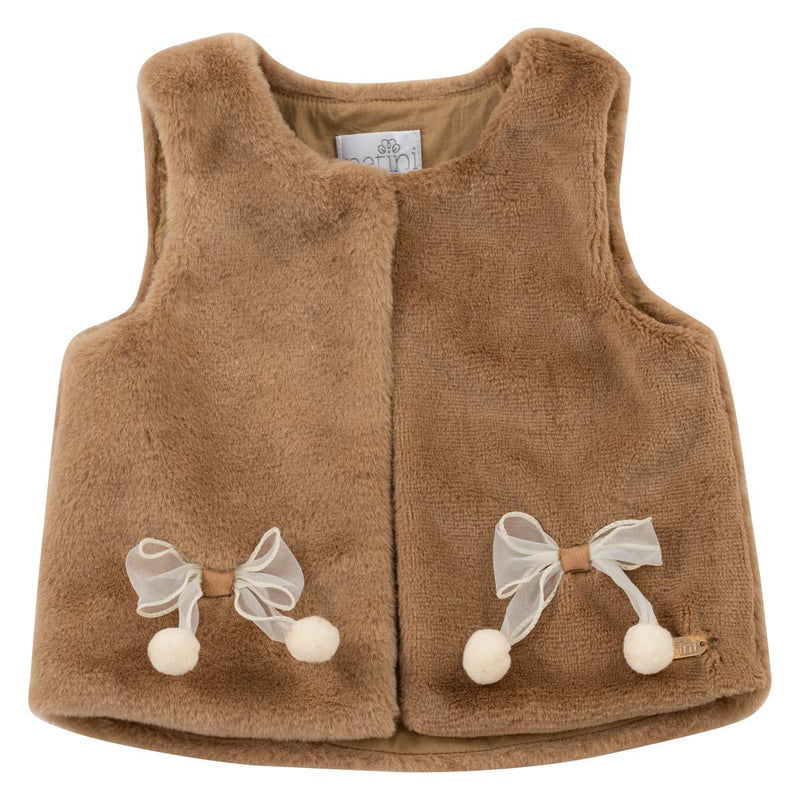 GILET FUR BOW