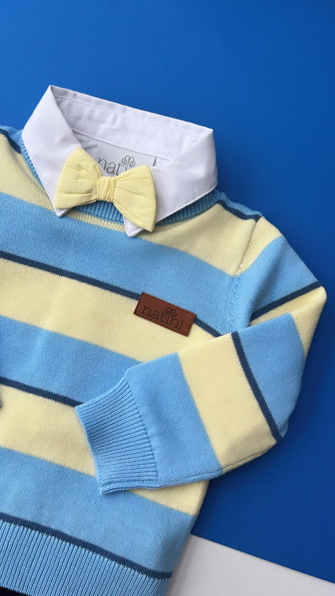 SHIRT PIERROT BOW YELLOW