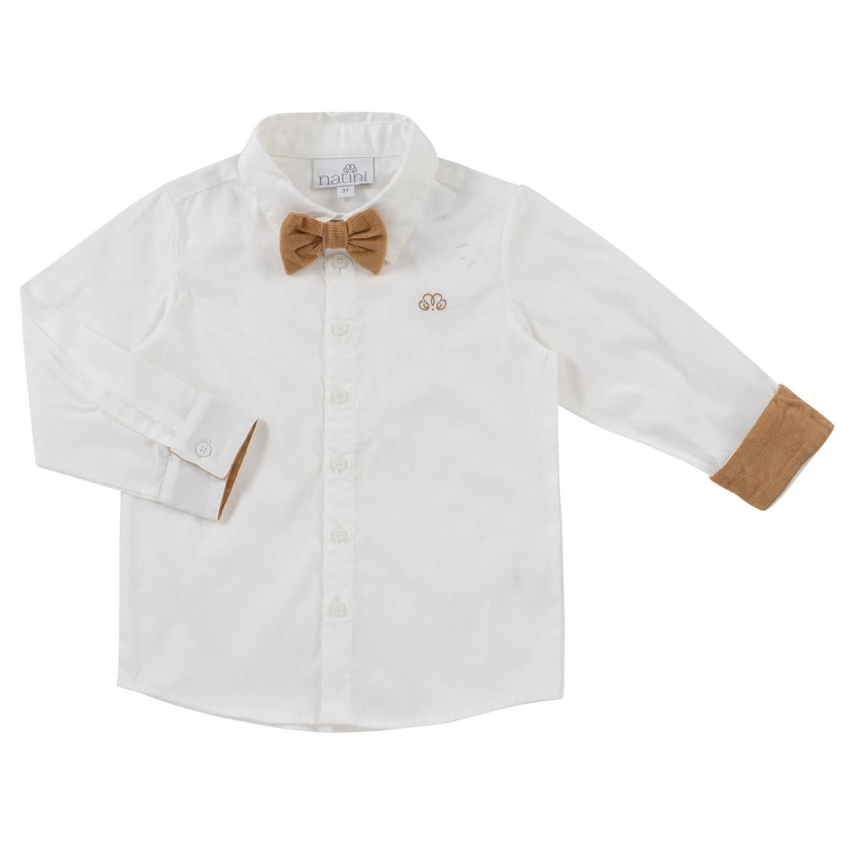 CHEMISE PIERROT NOEUD CÔTES