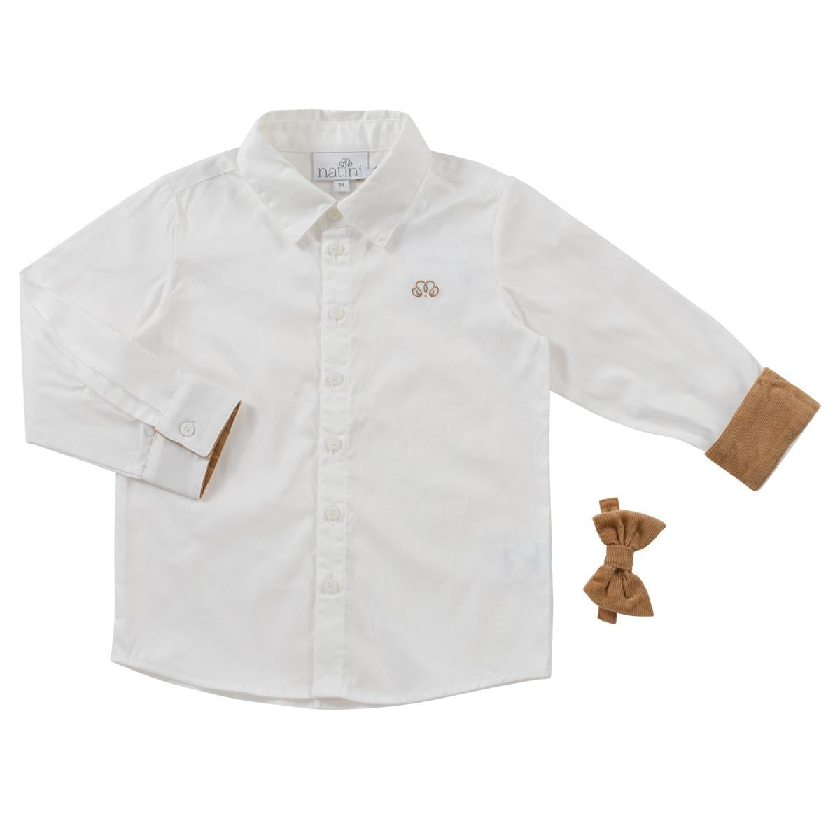 CHEMISE PIERROT NOEUD CÔTES