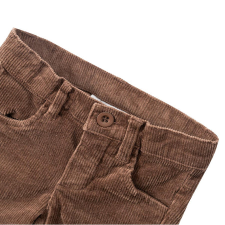 PANTS RIB HARVEY DARK BROWN