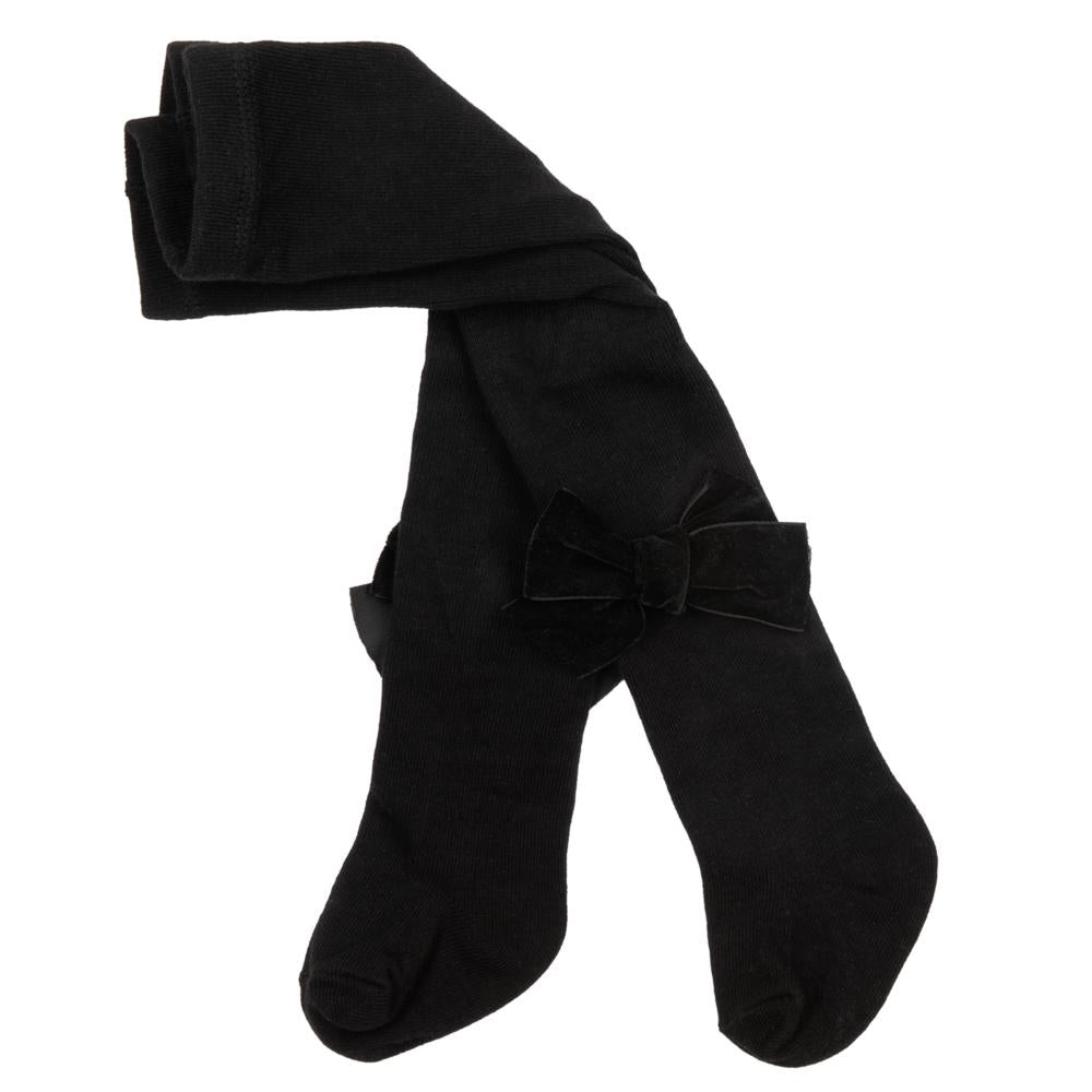 COLLANTS NOEUD VELOURS NOIR