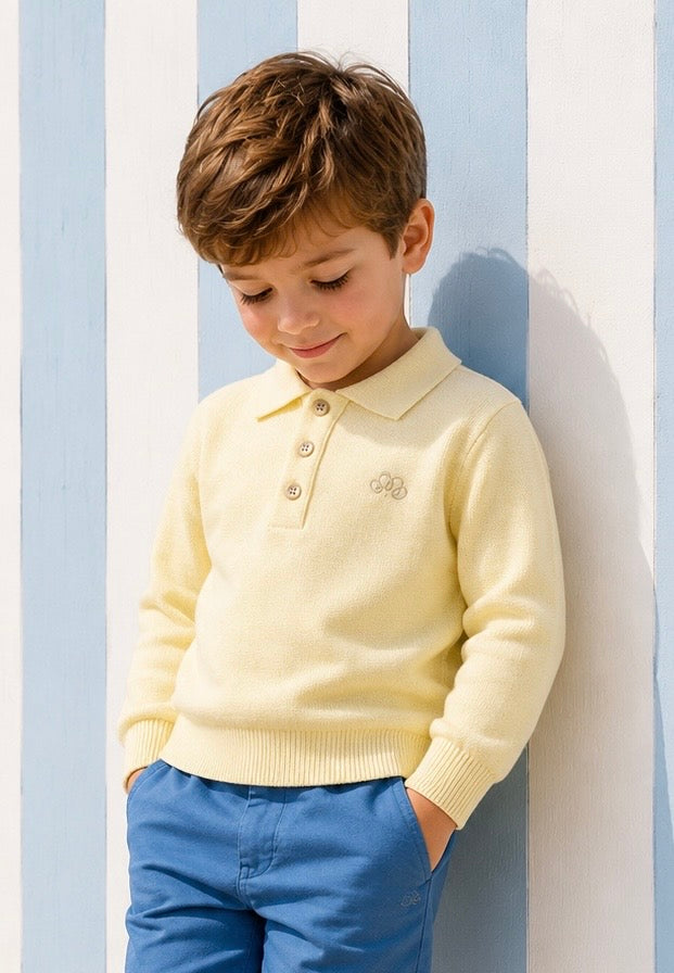 POLO TRICOT BRAD YELLOW