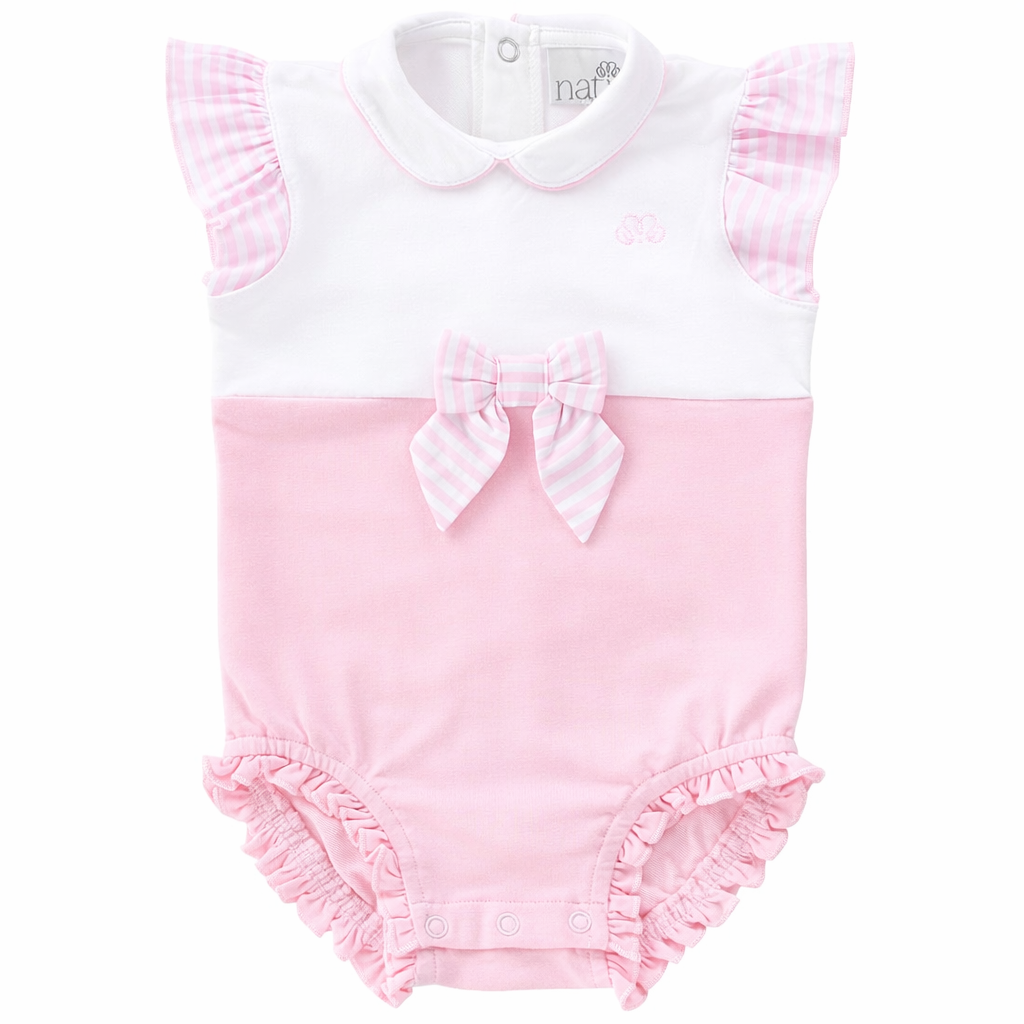 BODYSUIT BOW STRIPES