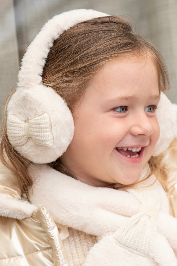 EARMUFFS FUR BOW