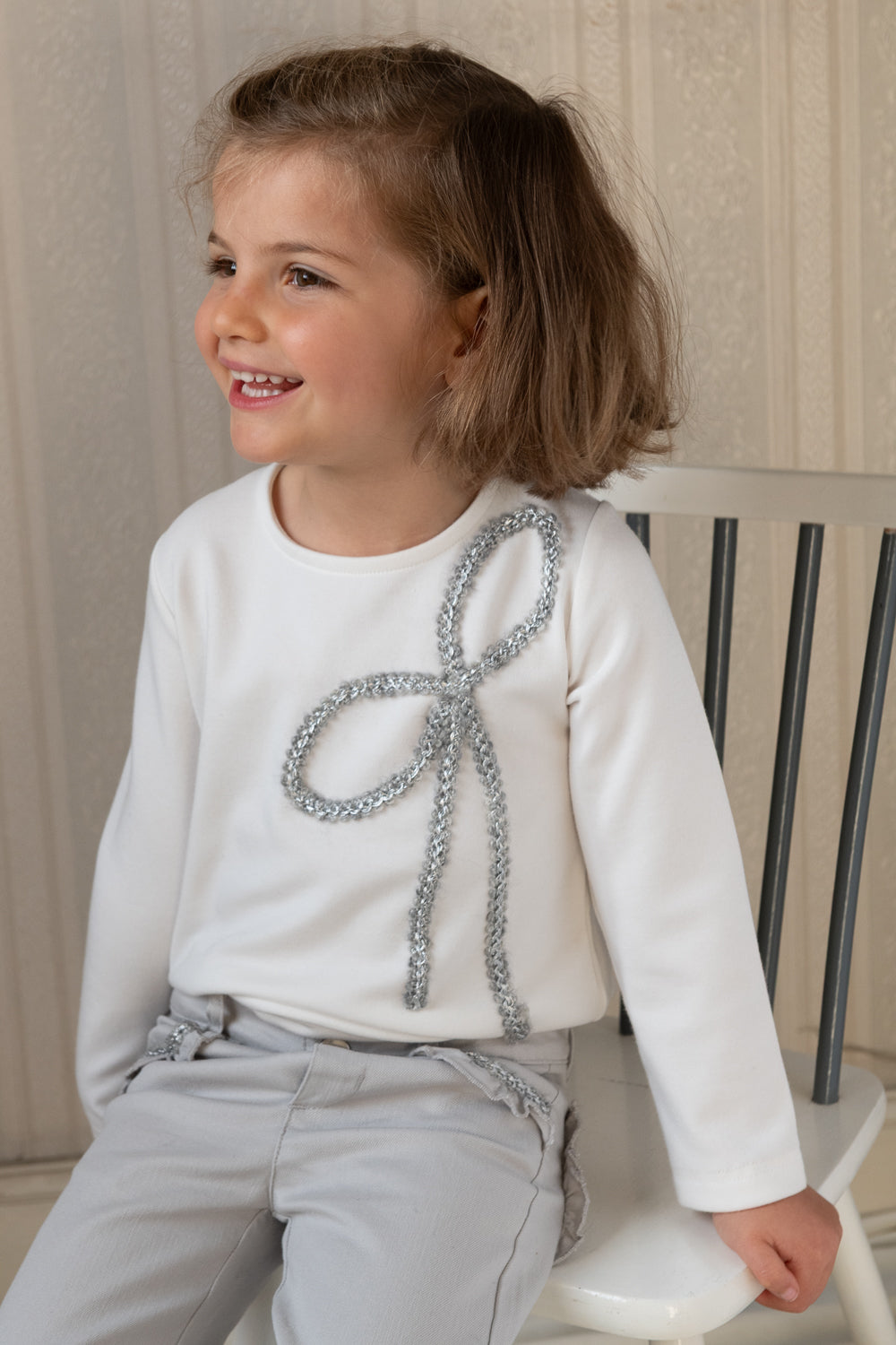 T-SHIRT SPARKLE BOW