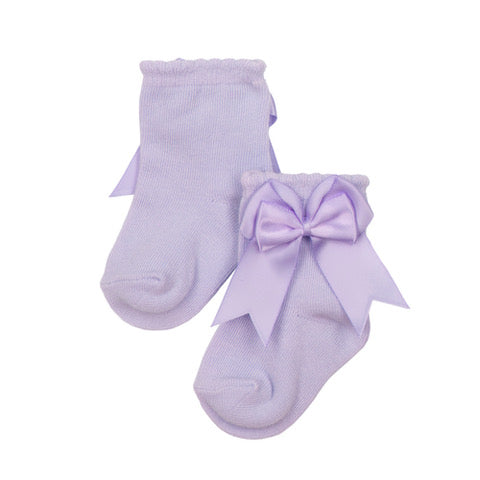 SOCKS BOW LILAC
