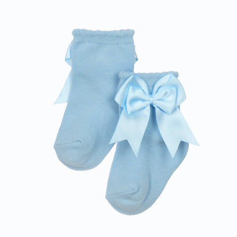 SOCKS BOW BLUE