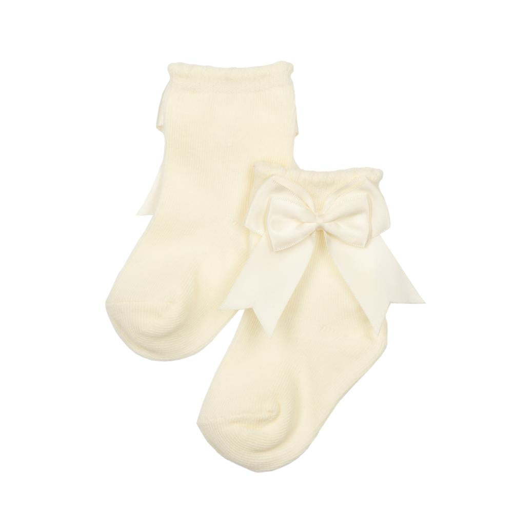CHAUSSETTES NOEUD BLANC CASSÉ
