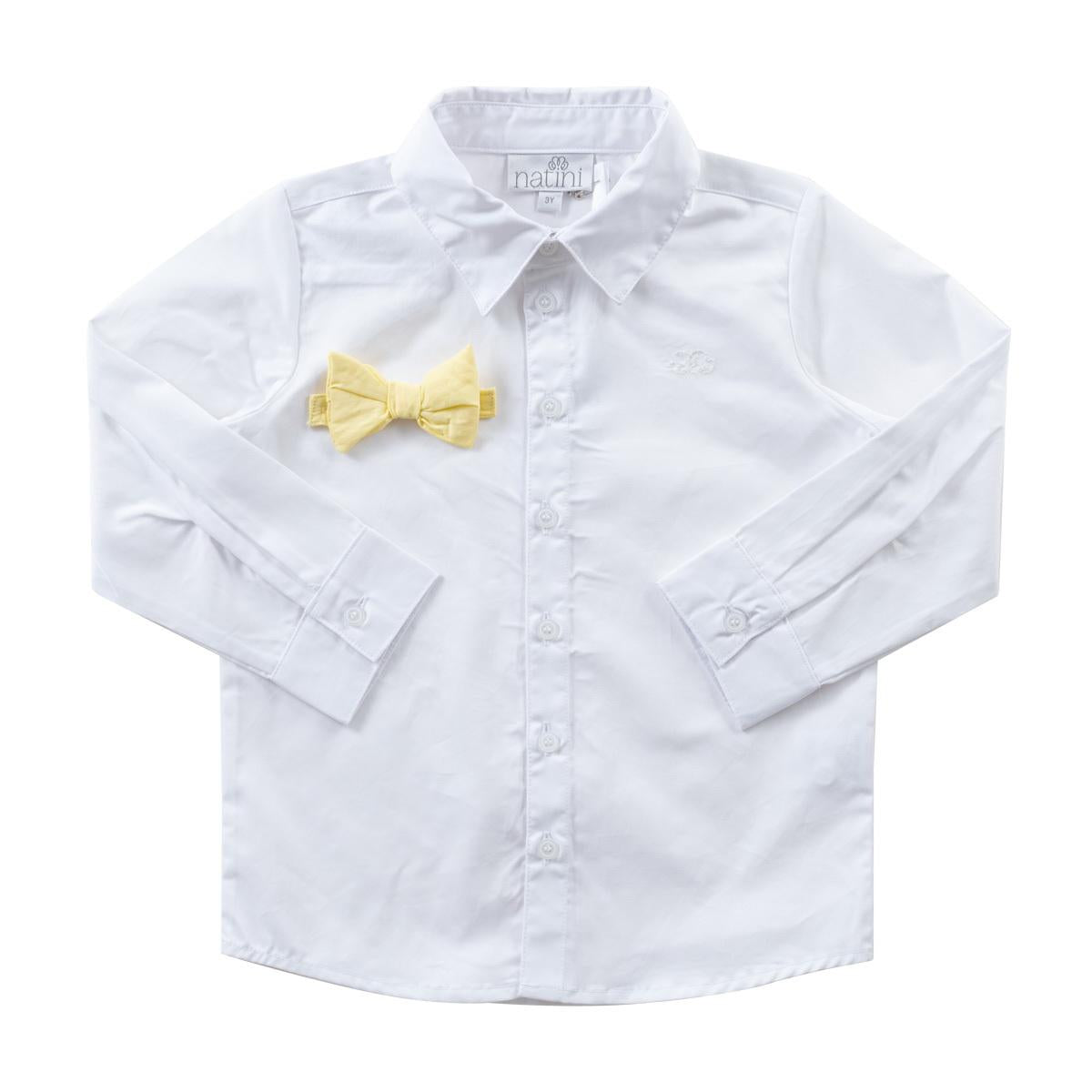 SHIRT PIERROT BOW YELLOW
