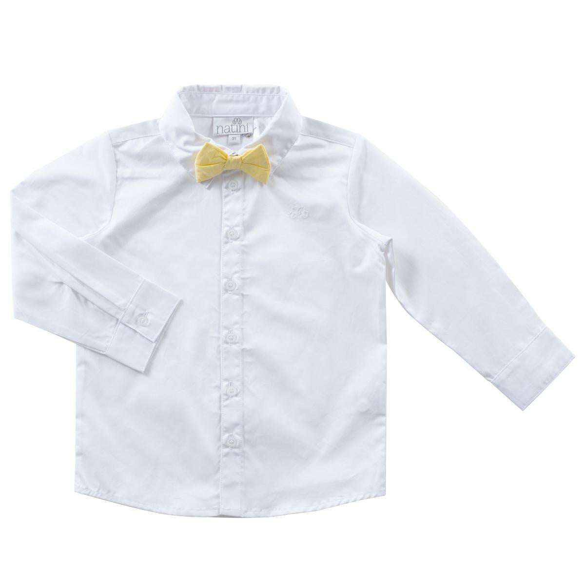 SHIRT PIERROT BOW YELLOW