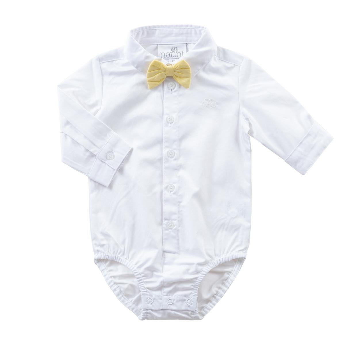 BODYSHIRT PIERROT BOW YELLOW