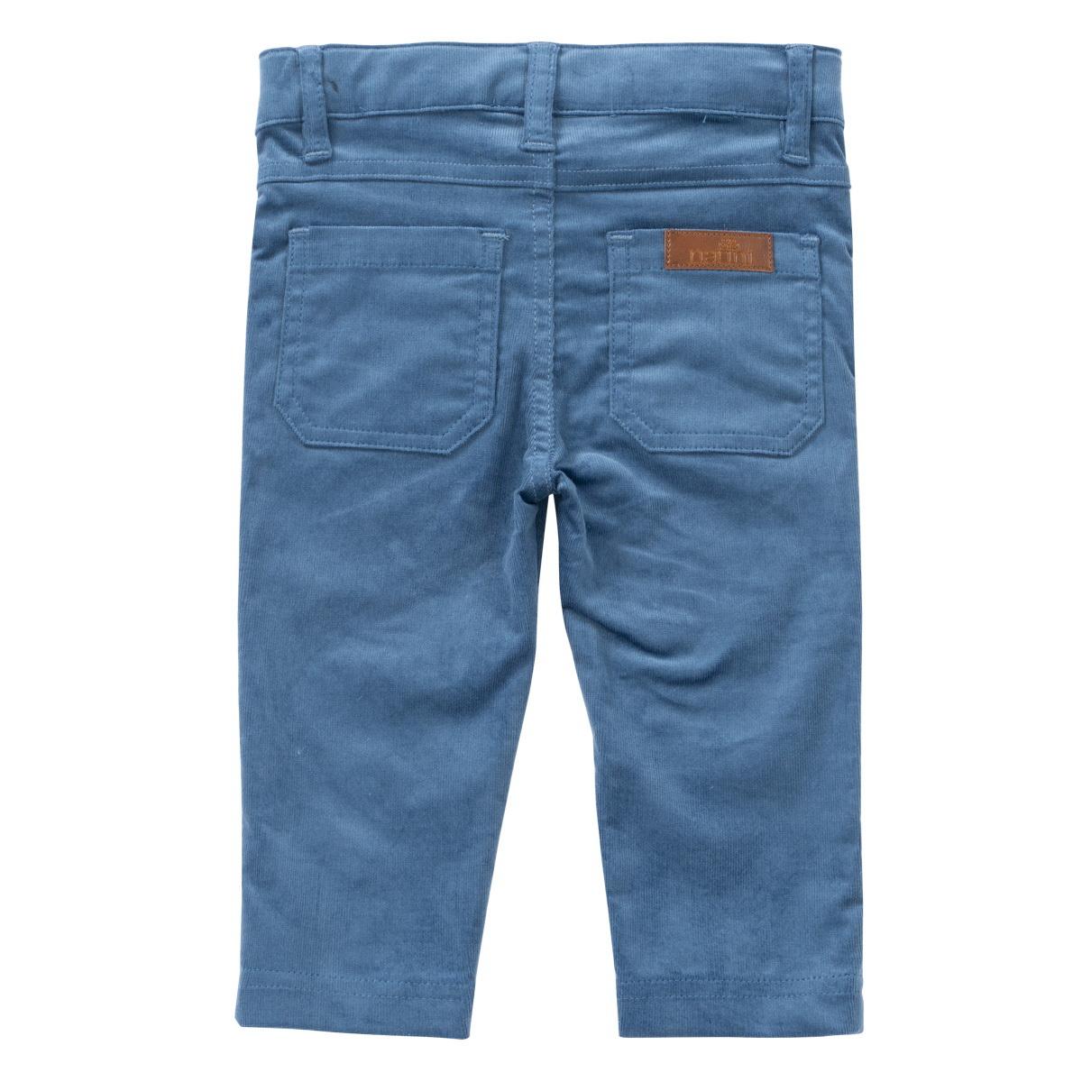 PANTALON JEANS CÔTELÉ BLEU